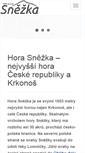 Mobile Screenshot of horasnezka.cz